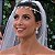 Tiara Testeira Headband Noiva Strass Prata Kim Kardashian - Imagem 3