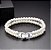 Pulseira Bracelete Prata Zircônia E Pérola Noiva Debutante - Imagem 4