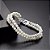 Pulseira Bracelete Prata Zircônia E Pérola Noiva Debutante - Imagem 2
