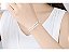 Pulseira Bracelete Prata Zircônia E Pérola Noiva Debutante - Imagem 6
