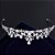 Coroa Tiara Cabelo Noiva Prata Princesa Zirconia E Strass - Imagem 3