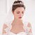 Coroa Tiara Cabelo Noiva Strass Prata Luxo Debutante - Imagem 9