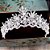 Coroa Tiara Cabelo Noiva Strass Prata Debutante Formatura - Imagem 2
