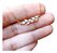 Colar Noiva Pedra Zirconia Dourado F Ouro 18k Semijoia - Imagem 1