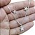 Colar E Brinco Dama Daminha Noiva Estrela Pedra Zirconia - Imagem 1