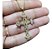 Colar Cruz Crucifixo Noiva Zirconia Dourada Folheadoa Ouro 18k Semi Joia Com Garantia - Imagem 2
