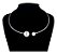 Colar Chocker E Pulseira Riviera Strass Pérola Noiva Festa - Imagem 5