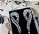 Brinco Zirconia Prata Noiva Festa Pendurado Debutante Grande - Imagem 5