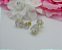 Brinco Noiva Pedra Zirconia Dourado Gota Debutante Pequeno - Imagem 5