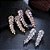 Brinco Noiva Pedra Zirconia Dourado Ou Prata Gota Debutante - Imagem 6