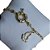 Pulseira Gestante Pezinho Pedra Zirconia F. Ouro Semi Joia - Imagem 3