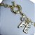 Pulseira Fé Pedra Zirconia F Ouro Semi Joia Fecho Boia - Imagem 3
