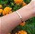 Pulseira Bracelete Dourada F. Ouro Pedra Zircônia- Abençoada - Imagem 2