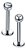 Piercing Tragus Titânio Flat Helix Labret Pedra Zirconia - Imagem 2