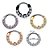 Piercing Nariz Septo Dourado Pedra Zirconia Daith Aço 8,5 Mm - Imagem 3