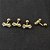 Piercing Tragus Cartilagem Dourado Pedra Zirconia Lacinho - Imagem 5