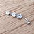 Piercing De Umbigo Prata Pedra Zirconia Coração Pendurado - Imagem 3