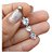 Piercing De Umbigo Prata Zirconia Coração Pendurado Ouro - Imagem 1