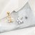 Piercing De Umbigo Dourado F. Ouro Zirconia Borboleta - Imagem 3