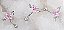 Piercing De Umbigo Invertido Prata Zirconia Coração Rosa Rox - Imagem 2