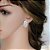 Brinco Zirconia Noiva Dourado Festa Madrinha Casamento Fixo - Imagem 4