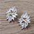 Brinco Zirconia Noiva Dourado Festa Madrinha Casamento Fixo - Imagem 3
