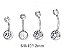 Piercing Umbigo 2 Pedras Aço Cirúrgico Haste De 6 8 10 Mm - Imagem 9