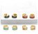 Brinco Argola Pedra Zirconia Verde Dourado Folheado Ouro 18k - Imagem 4