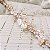 Arranjo Enfeite Cabelo Noiva Dama Dourado Ouro Strass Perola - Imagem 5