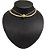 Colar Pérola Noiva Pedra Zirconia Folheado Ouro Semi Joia - Imagem 3