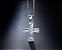 Colar Gargantilha Cruz Crucifixo Noiva Zirconia Prata - Imagem 3