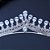 Conjunto Coroa E Brinco Strass E Zirconia Noiva Prata Gota - Imagem 9