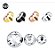 Piercing Microdermal Dourado Ou Prata Pedra 4 Mm Topo - Imagem 3