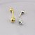 Piercing De Umbigo Dourado Ou Prata Estrela Pequeno Delicado - Imagem 5