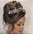 Coroa Tiara Arranjo Cabelo Noiva Strass Dourada Ouro Luxo - Imagem 8