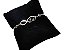 Pulseira Love Amor Infinito Pedra Zirconia Folheada Prata - Imagem 1