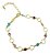 Pulseira Pedra Zirconia Folheada A Ouro 18k Dourada Garantia - Imagem 1