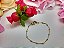 Pulseira Infantil Folheada A Ouro 18k Semi Joia Com Bolinhas - Imagem 6