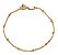 Pulseira Infantil Folheada A Ouro 18k Semi Joia Com Bolinhas - Imagem 2