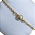 Pulseira Infantil Folheada A Ouro 18k Semi Joia Com Bolinha - Imagem 2