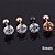 Piercing Tragus Cartilagem Ponto De Luz Dourado 2 3 4 5 Mm - Imagem 17