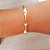 Pulseira Bracelete Juliette Bbb Folheada Semi Joia Garantia - Imagem 4