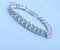 Pulseira Bracelete Feminina Prata Pedra Zircônia Grossa - Imagem 3