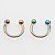 Piercing Septo Ferradura Nariz Cartilagem Preto Prata Ouro - Imagem 13
