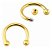 Piercing Septo Ferradura Nariz Cartilagem Preto Prata Ouro - Imagem 5