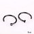Piercing Nariz Argola Falso Fake Dourado Prata Preto Rosa - Imagem 6