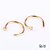 Piercing Nariz Argola Falso Fake Dourado Prata Preto Rosa - Imagem 3
