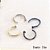 Piercing Nariz Argola Falso Fake Dourado Prata Preto Rosa - Imagem 4