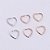 Piercing Daith Coração Prata Love Pedra Zirconia 10 Mm - Imagem 8