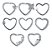 Piercing Daith Coração Prata Love Pedra Zirconia 10 Mm - Imagem 10